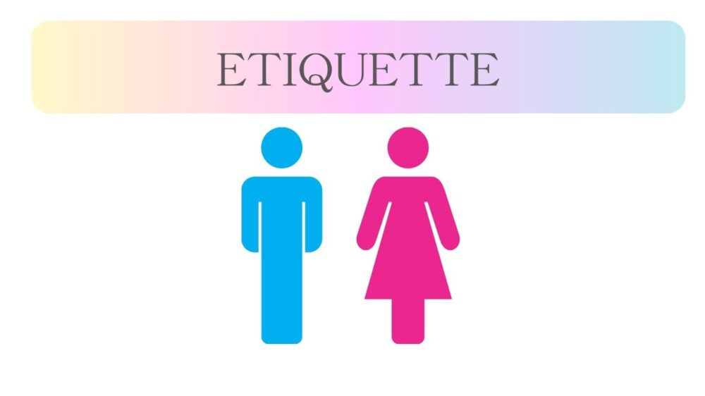 Toilet-Etiquette